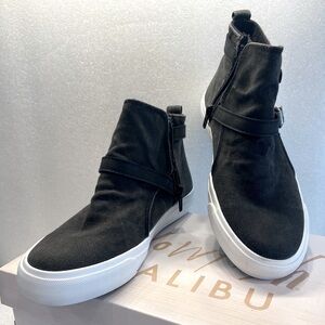 BNWT Blowfish Women’s”Mayleen”Black Smoked Twill Boots-Size 7